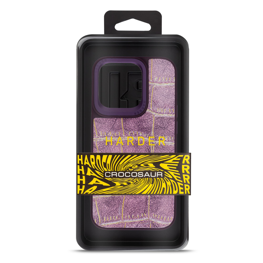 Чохол до мобільного телефона Harder Crocosaur Apple iPhone 14 Pro Purple (ARM76722) - зображення 3