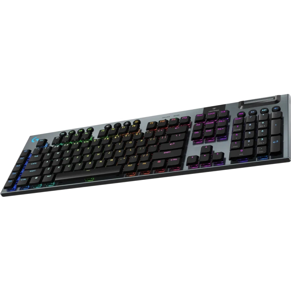 Клавіатура Logitech G915 X Lightspeed Switch-Linear Wireless/Bluetooth/USB UA Black (920-012698) - зображення 4