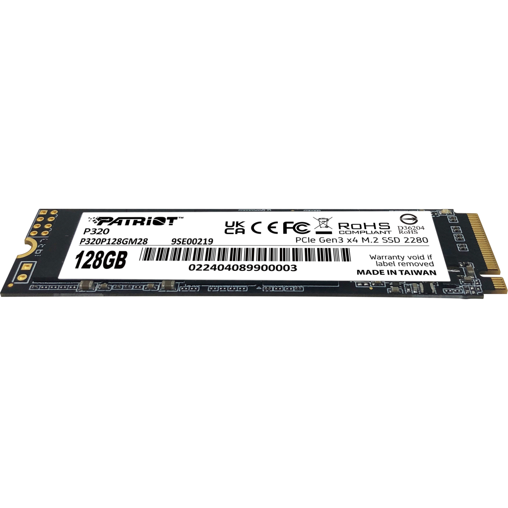 Накопичувач SSD M.2 2280 128GB Patriot (P320P128GM28) - зображення 4