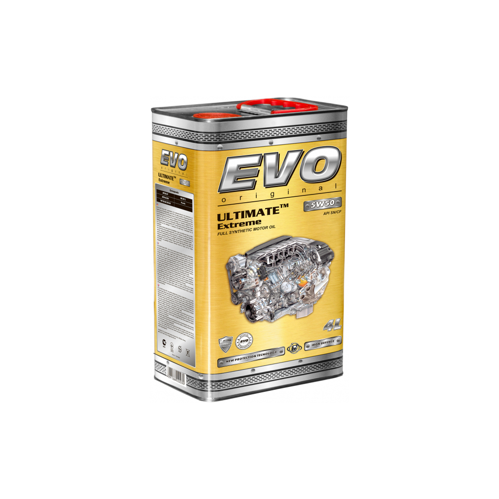 Моторна олива EVO ULTIMATE Extreme 5W50 4L (U E 4L 5W-50) - зображення 1