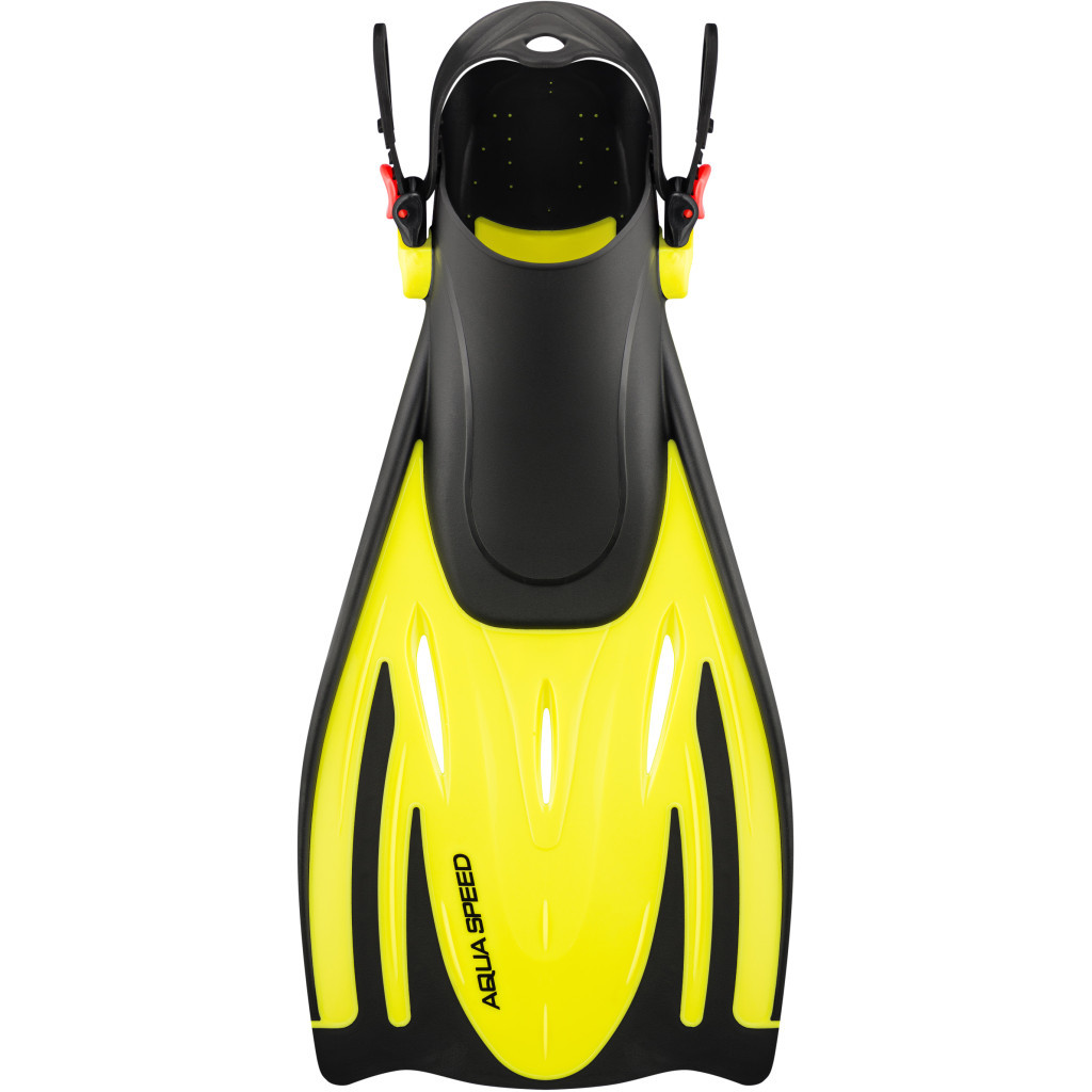 Ласти Aqua Speed Wombat 530-18-1 чорний, жовтий 38-41 (5908217630377) - изображение 2