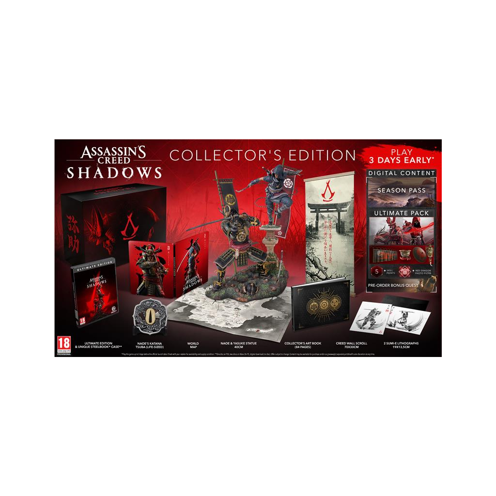 Гра Sony Assassin`s Creed Shadows Collectors Edition, BD диск (3307216294559) - зображення 1