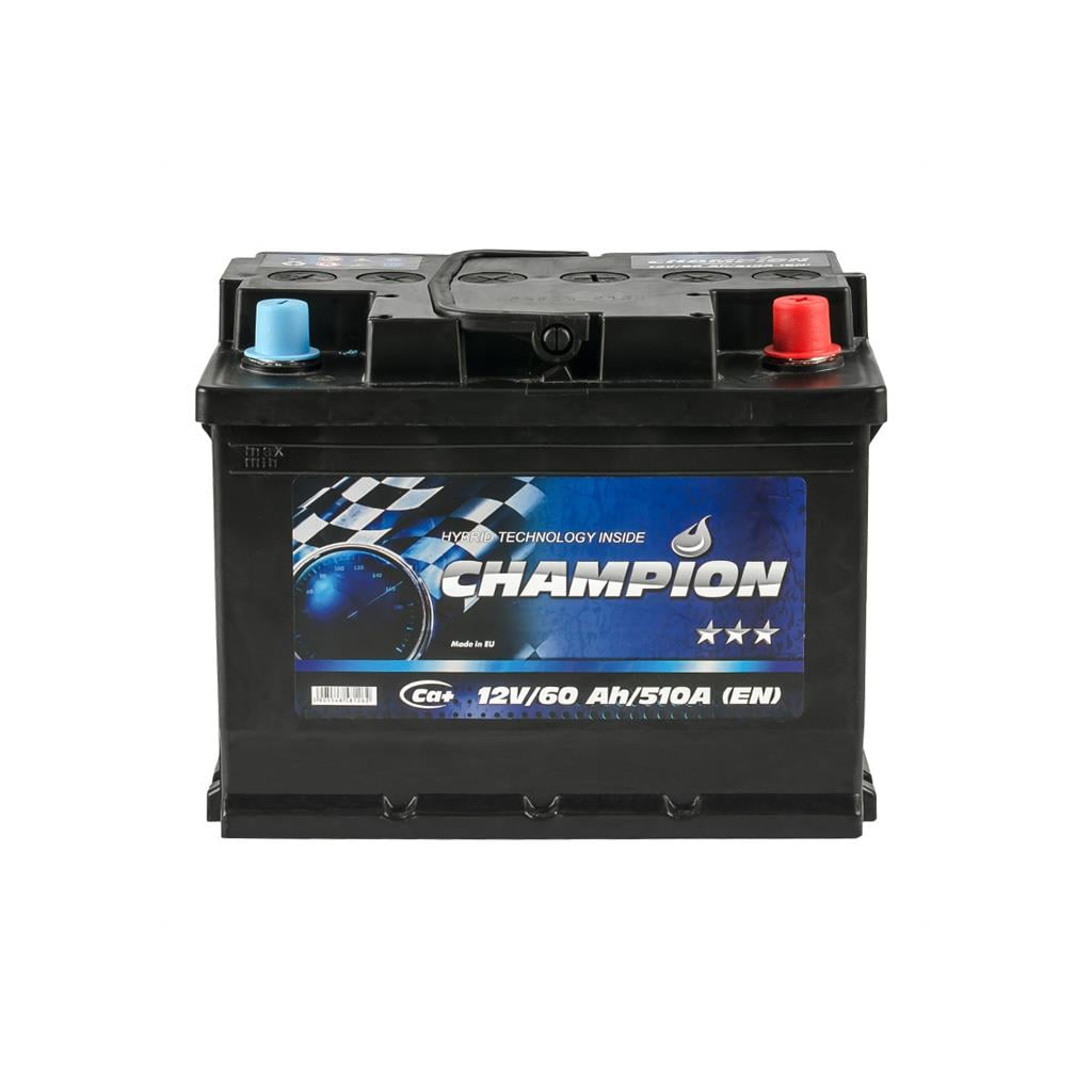Акумулятор автомобільний Champion Black 60 Ah/12V Euro (CHB60-0) - зображення 1