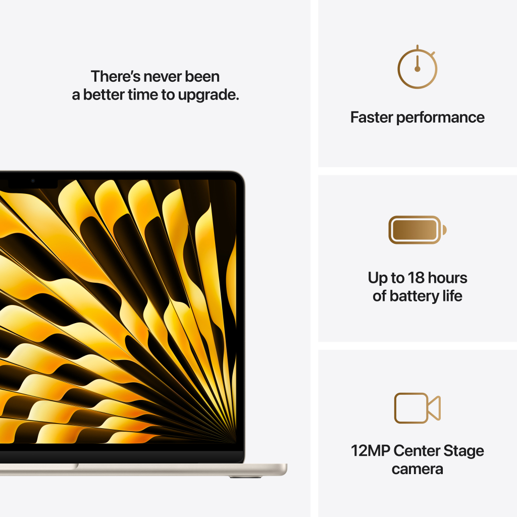 Ноутбук Apple MacBook Air 15 M4 A3241 Starlight (MW1J3UA/A) - зображення 8