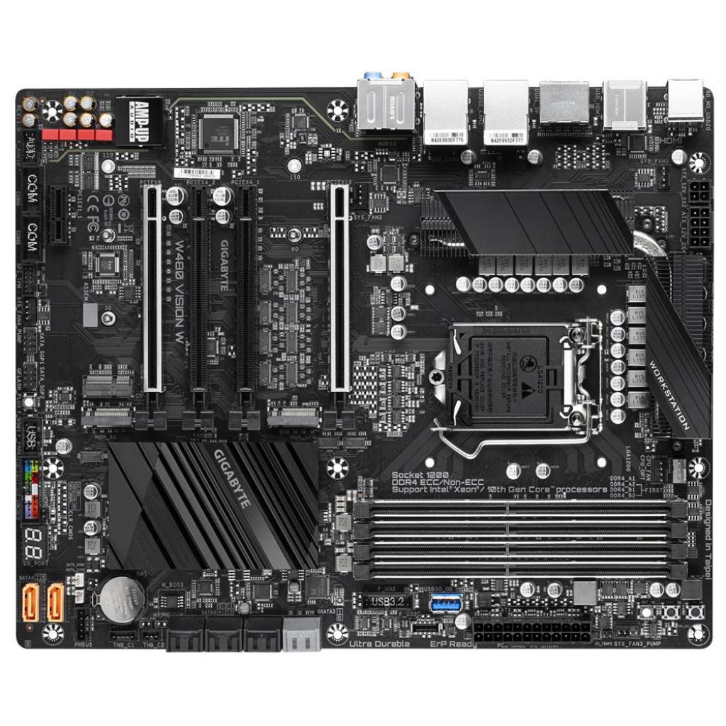 Серверна материнська плата GIGABYTE W480 VISION W - зображення 2