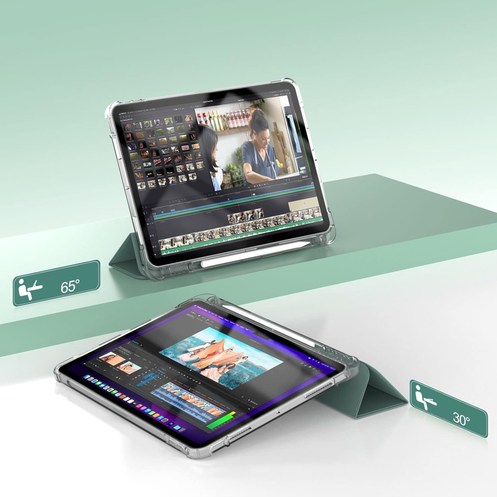 Чохол до планшета BeCover Soft Edge Apple iPad Air 11" M2/M3 (2024/2025) Dark Green (711426) - зображення 4