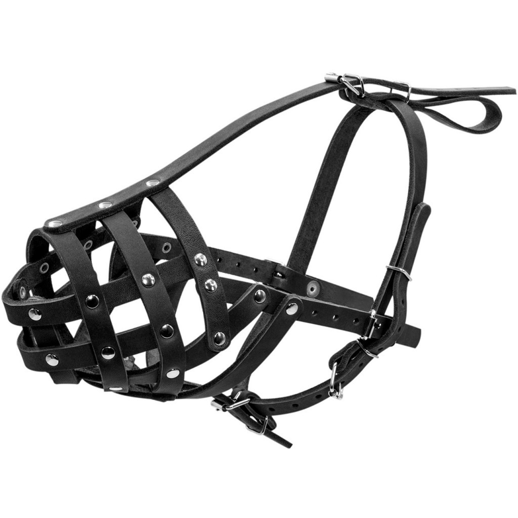 Намордник для собак Collar твердий (доберман великий, вівчарка, сетер) чорний (06091) - зображення 2