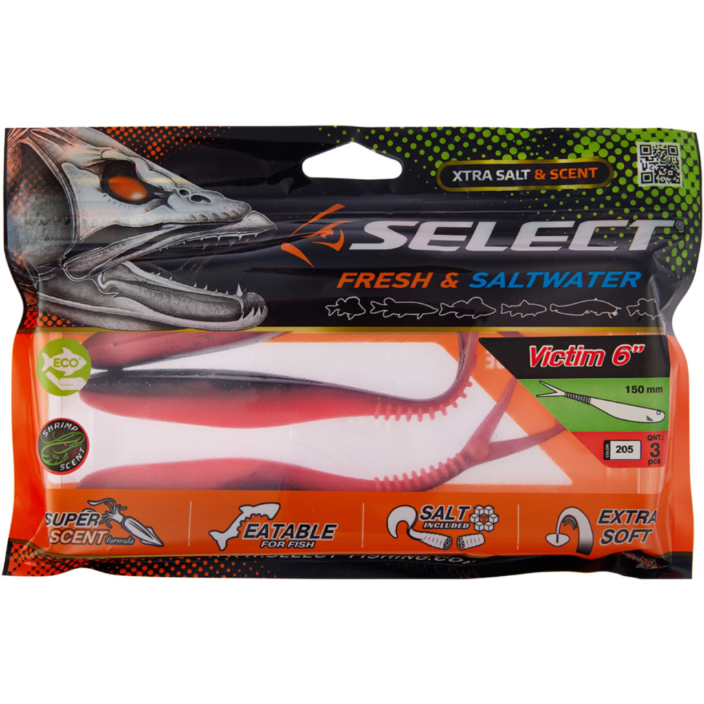 Силікон рибальський Select Victim V-Tail 6" 205 (3 шт/уп) (1870.74.54) - зображення 2