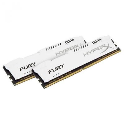Модуль пам'яті для комп'ютера DDR4 16GB (2x8GB) 2133 MHz HyperX FURY White Kingston Fury (ex.HyperX) (HX421C14FW2K2/16) - зображення 2