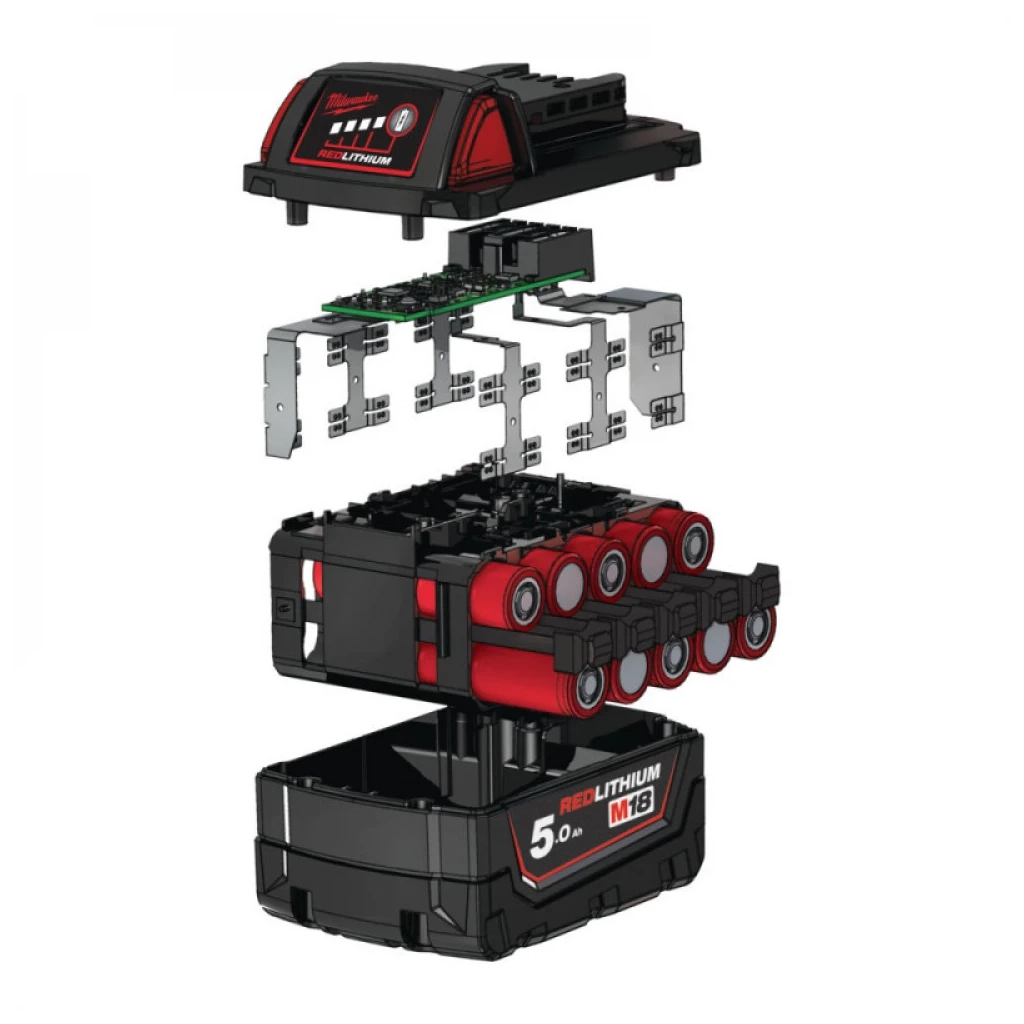 Акумулятор до електроінструменту Milwaukee Li-Ion M18 B5 5Ah (4932430483) - зображення 3
