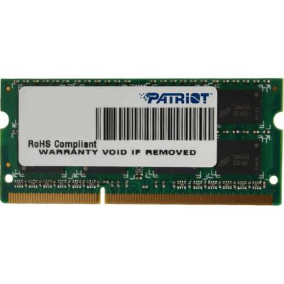 Модуль пам'яті для ноутбука SoDIMM DDR3 2GB 1333 MHz Patriot (PSD32G13332S) - зображення 1