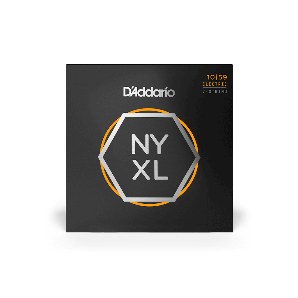 Струни для гітари D'Addario NYXL Regular Light 7-String (10-59) (NYXL1059) - зображення 1