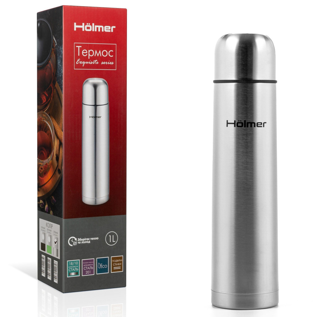 Термос Hölmer Exquisite 1000 мл Сталевий (TH-01000-SS Exquisite) - зображення 12