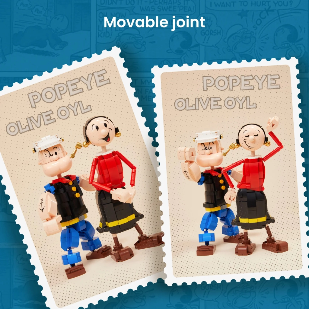 Конструктор Pantasy Popeye Папай з Оливою (86401) - зображення 6