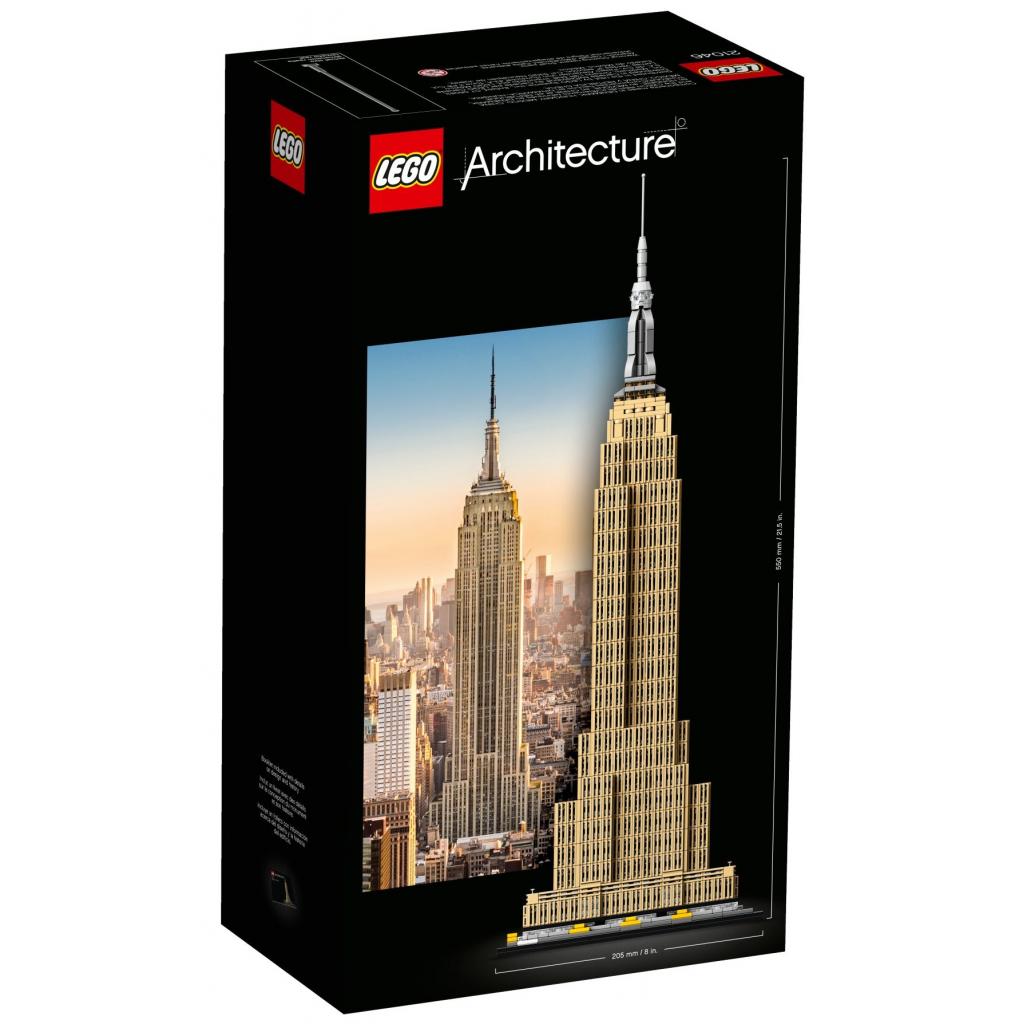 Конструктор LEGO Architecture Емпайр-стейт-білдінг 1767 деталей (21046) - зображення 4