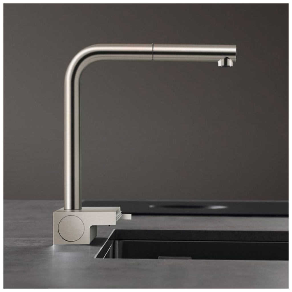 Змішувач Hansgrohe Aquno Select M81 , 21 см, сталь (73836800) - зображення 2