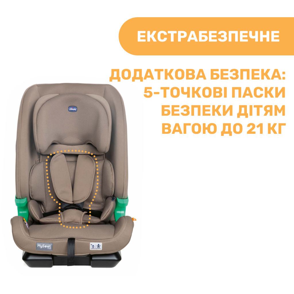 Автокрісло Chicco MySeat i-Size (79871.25) - зображення 4