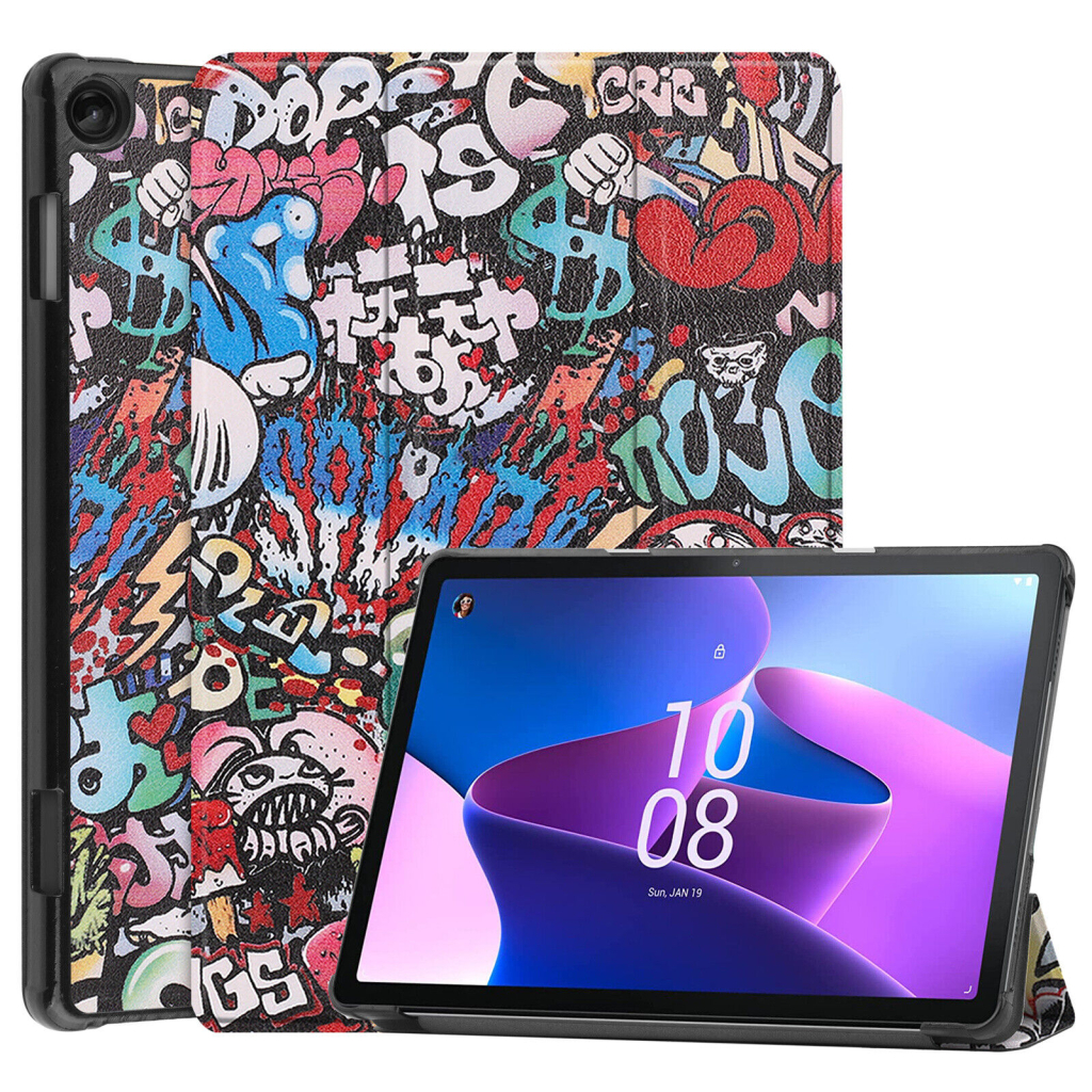 Чохол до планшета BeCover Smart Case Lenovo Tab M10 TB-328F (3rd Gen) 10.1" Graffiti (708294) - зображення 6
