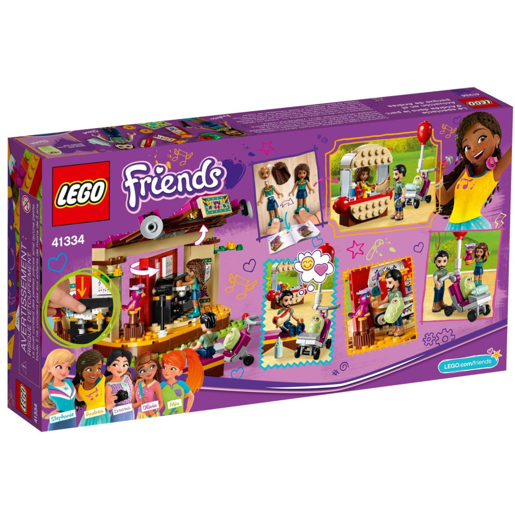 Конструктор LEGO Friends Виступ у парку Андреа (41334) - зображення 11