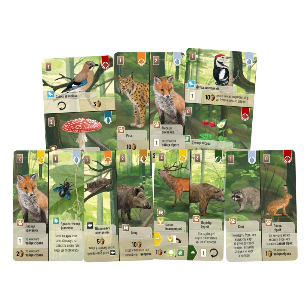 Настільна гра Lord of Boards Лісова метушня (Forest Shuffle) (LOB2329UA) - зображення 4