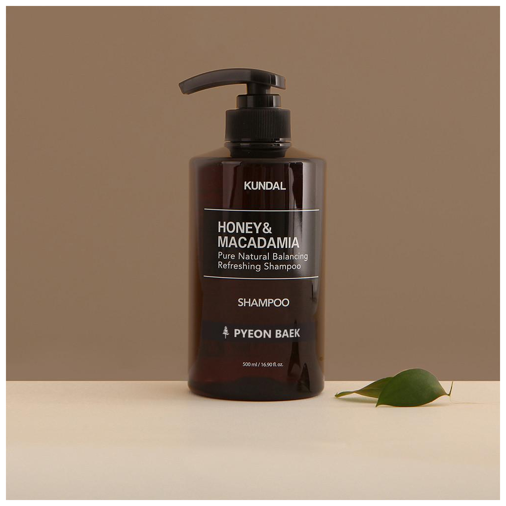 Шампунь Kundal Honey & Macadamia Nature Shampoo Pyeon Baek 500 мл (8809693252282) - зображення 2
