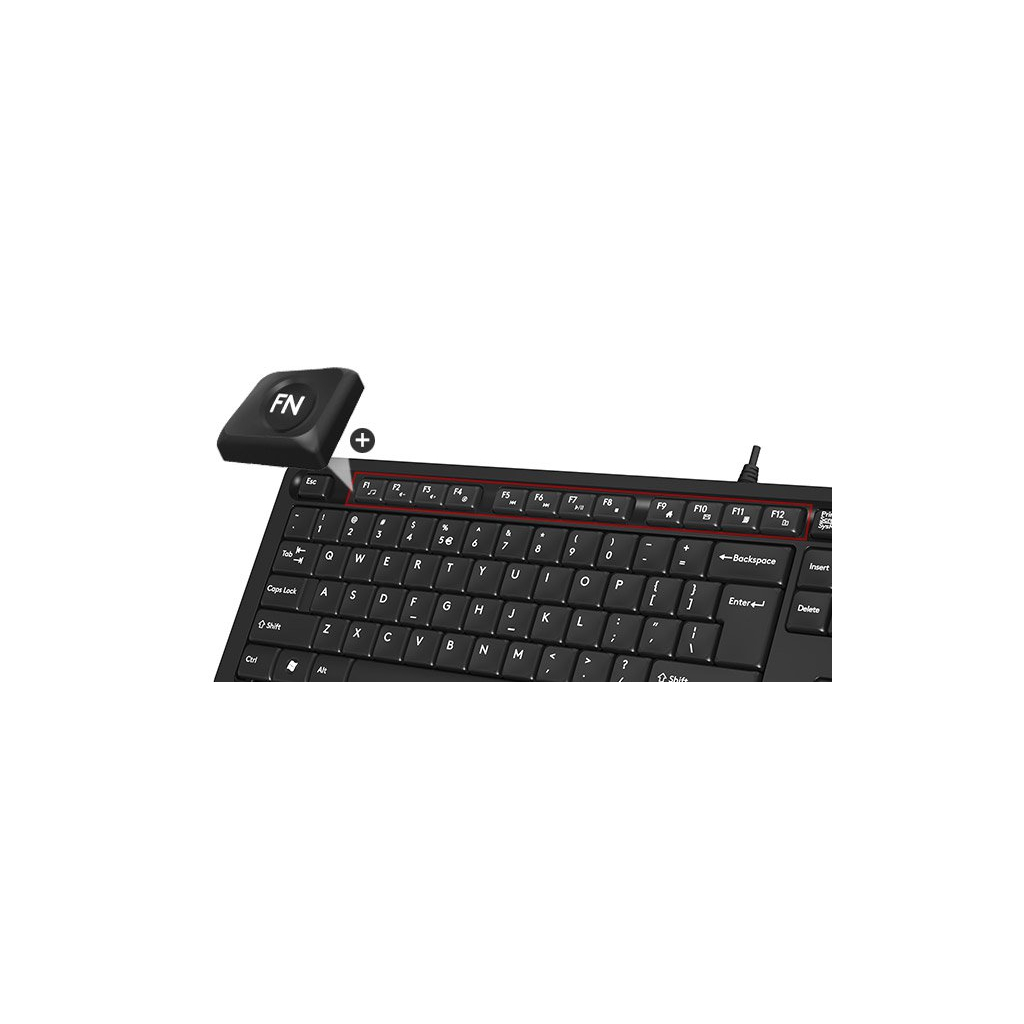 Клавіатура A4Tech FK10 Blue (4711421942881) - зображення 6