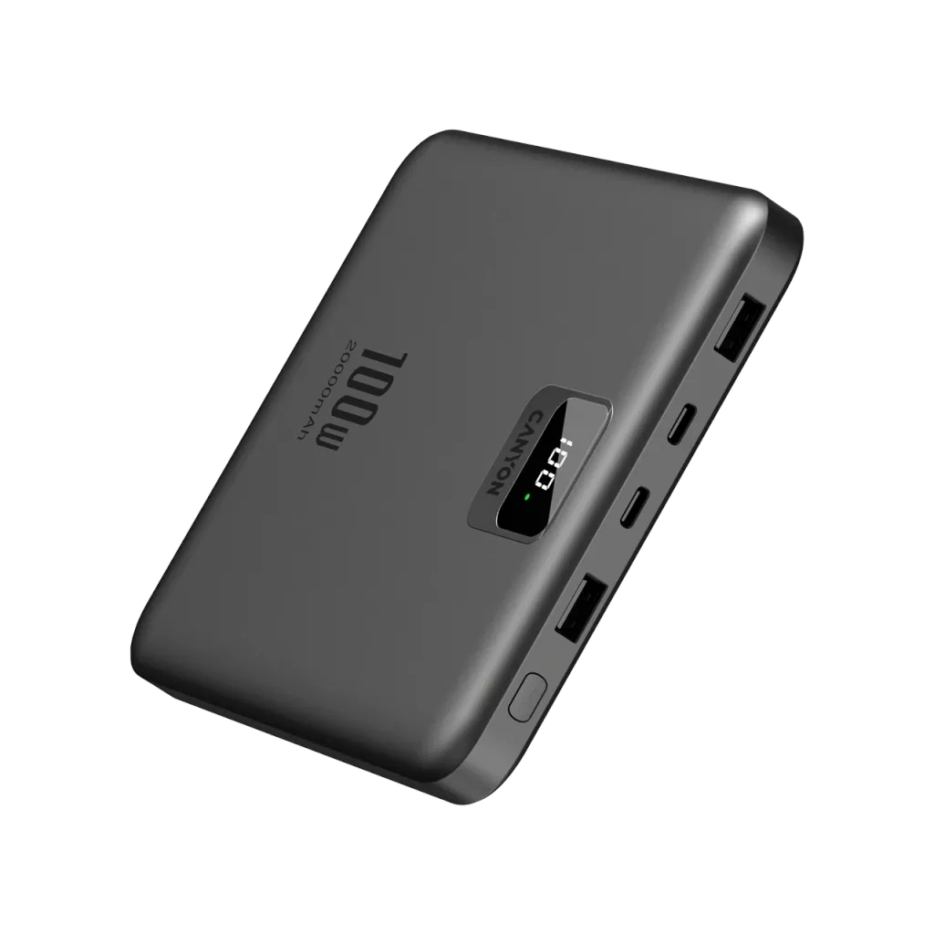 Батарея універсальна Canyon PB-2008 20000mAh PD/100W Q.C/3.0 (CNE-CPB2008DG) - зображення 2