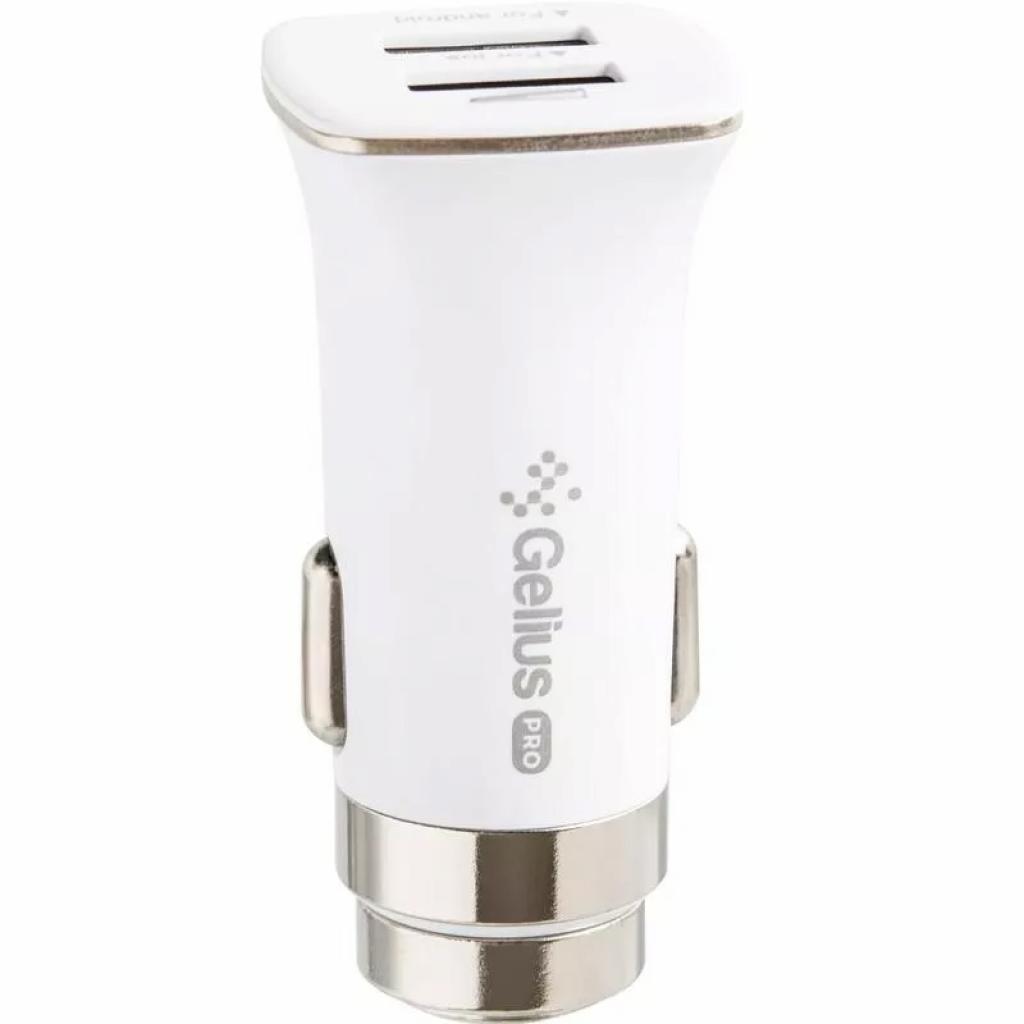 Зарядний пристрій Gelius Pro Apollo GP-CC01 2USB 3.1A + Cable Type-C White (00000071435) - зображення 1