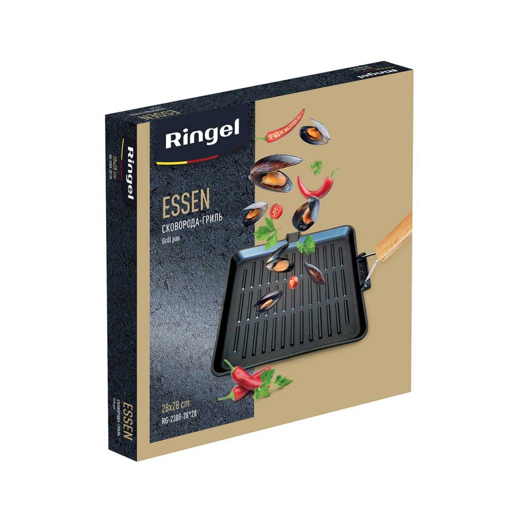 Сковорода Ringel Essen Гриль 28 см (RG-2308-28*28) - зображення 5