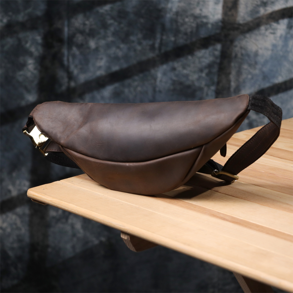 Сумка Shvigel З натуральної шкіри Коричнева (23139) - зображення 10