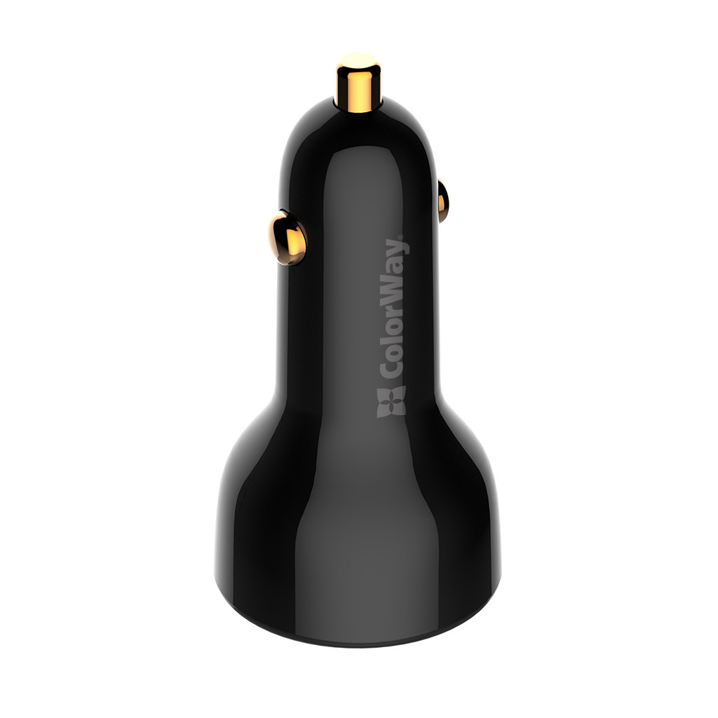 Зарядний пристрій ColorWay Power Delivery PPS USB (USB-A + USB-C) (100W) Black (CW-CHA044PD-BK) - зображення 3