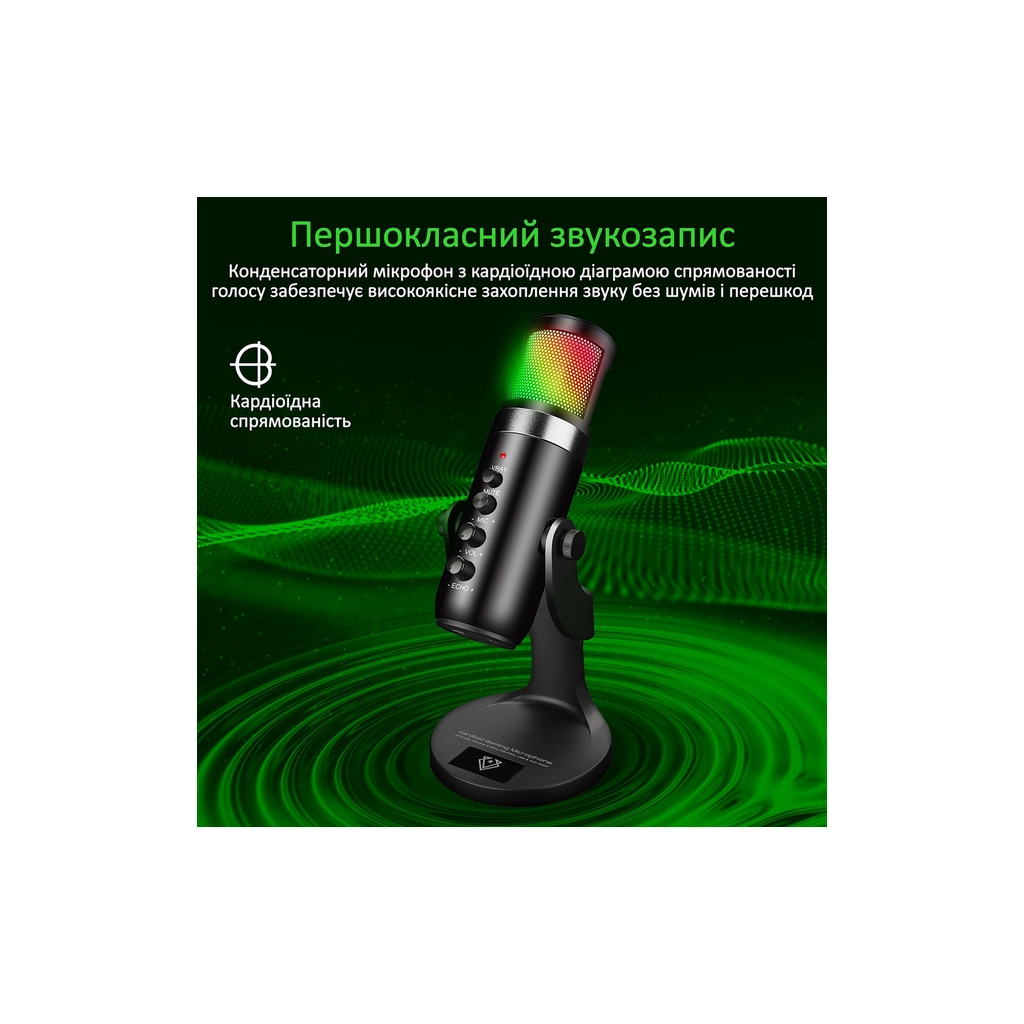 Мікрофон Vertux Crusader USB Black (crusader.black) - зображення 3