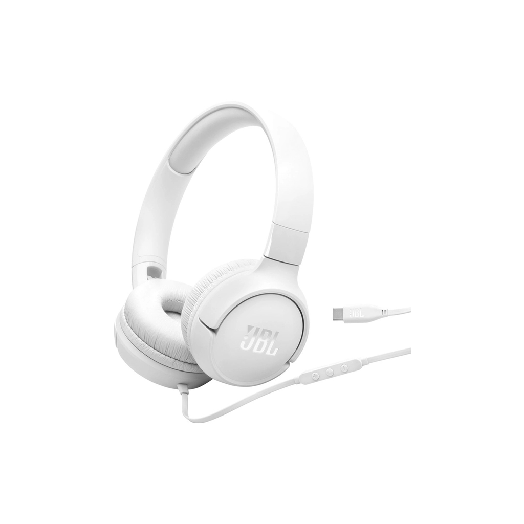 Навушники JBL Tune 520C USB-C White (JBLT520CWHT) - зображення 1