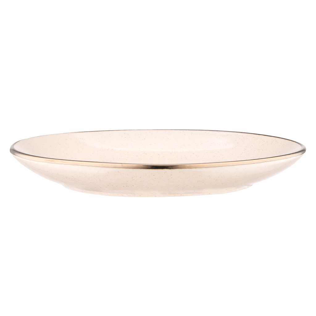 Тарілка Ardesto Emilia, 20см, кераміка, бежевий (AR0719EBG) - зображення 3