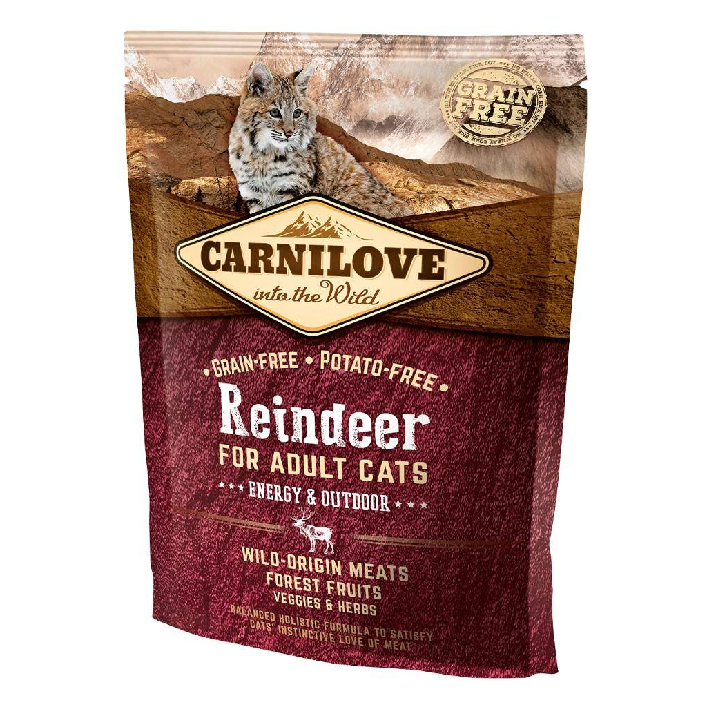 Сухий корм для кішок Carnilove Cat Energy and Outdoor 400 г (8595602512263) - зображення 1