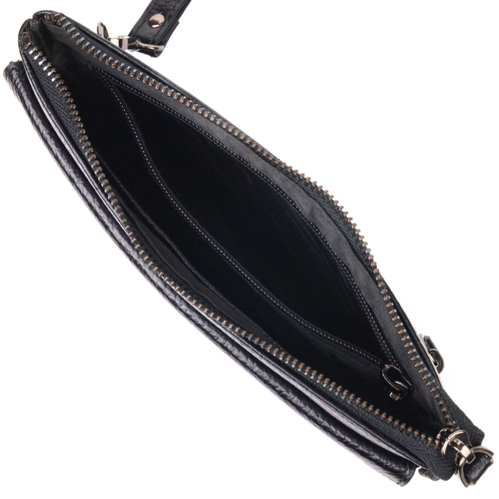 Сумка Canpellini З натуральної шкіри Чорна (21546) - зображення 6