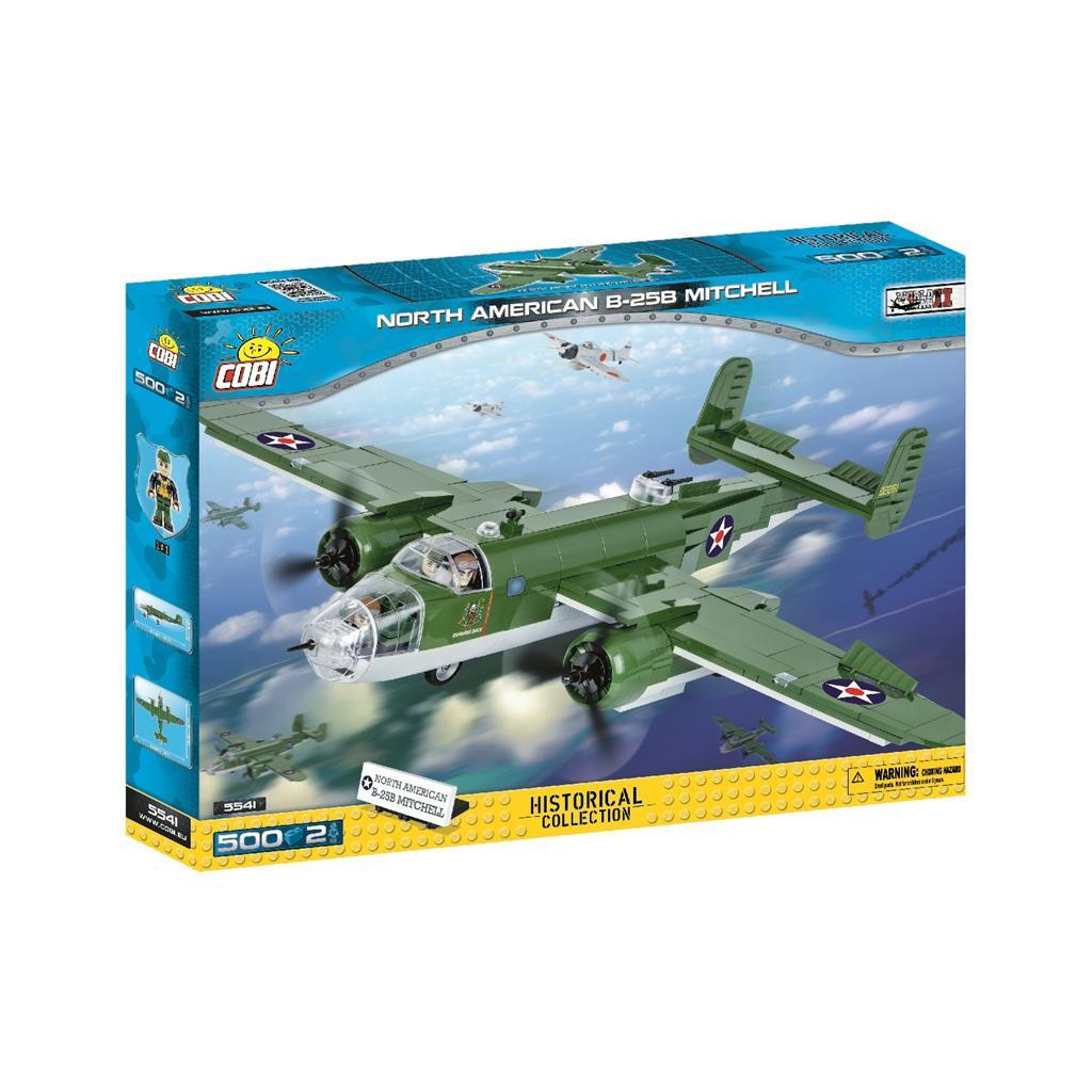Конструктор Cobi Друга Світова Війна Літак B-25 Мітчелл, 500 деталей (COBI-5541) - зображення 1