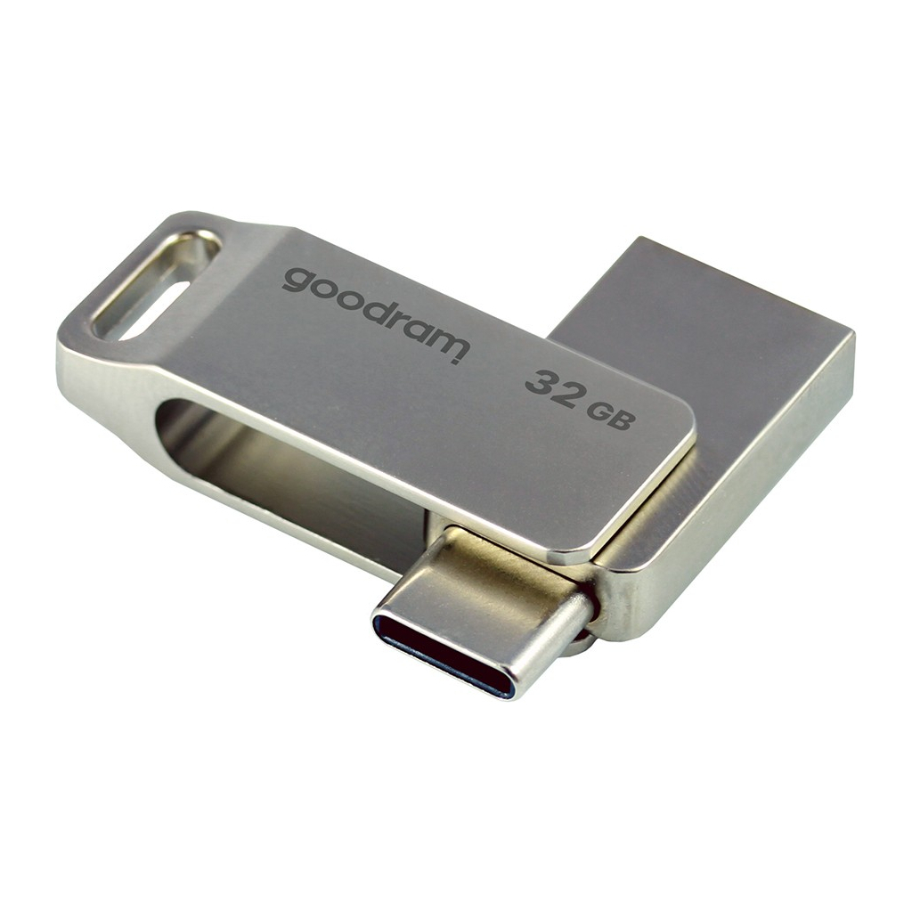USB флеш накопичувач Goodram 32GB ODA3 Silver USB 3.0 / Type-C (ODA3-0320S0R11) - зображення 4