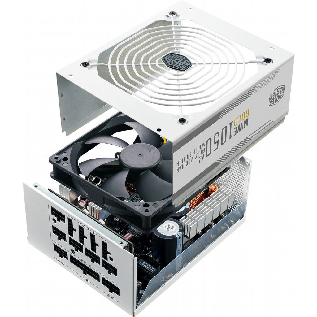 Блок живлення CoolerMaster 1050W MWE Gold 1050 - V2 ATX 3.0 White Version (MPE-A501-AFCAG-3GEU) - зображення 9