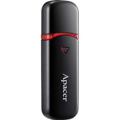 USB флеш накопичувач Apacer 8GB AH333 black USB 2.0 (AP8GAH333B-1) - зображення 2