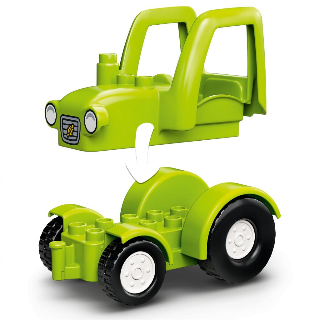 Конструктор LEGO Duplo Фермерський трактор, будиночок і тварини (10952) - зображення 7