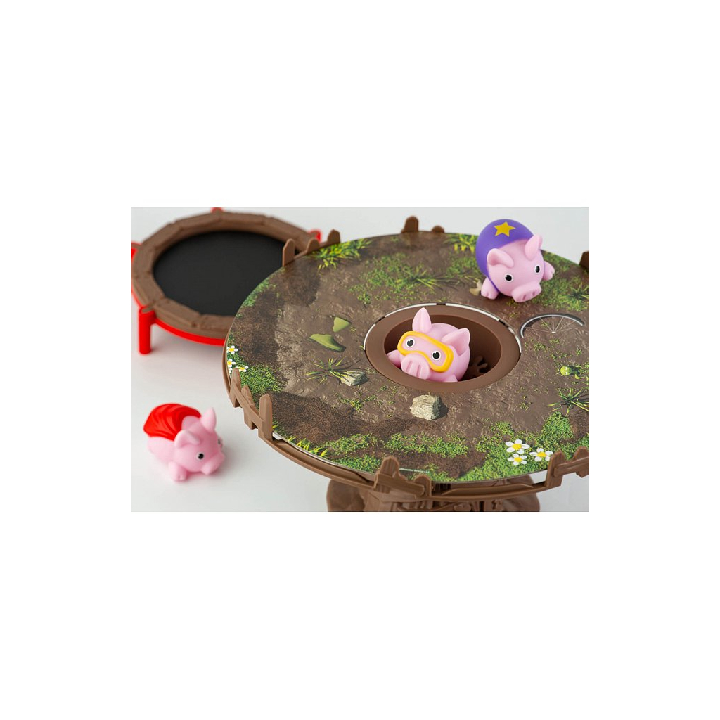 Настільна гра Fun Games Shop Хрюшки - Попригушки (Pigs on Trampolines) (укр.) (FGS63) - зображення 5