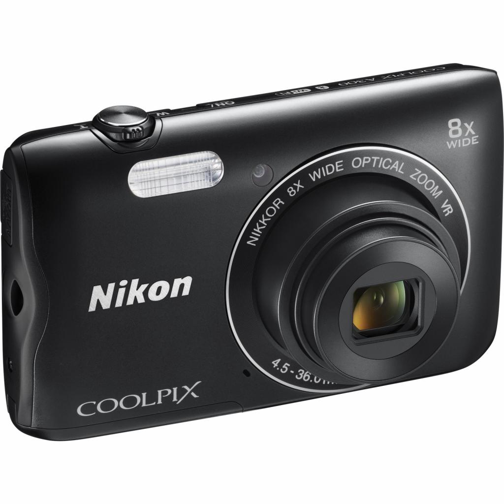 Цифровий фотоапарат Nikon Coolpix A300 Black (VNA961E1) - изображение 3