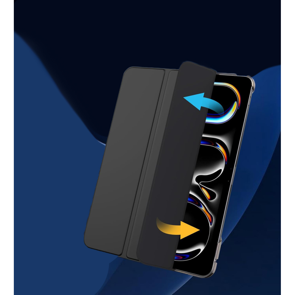 Чохол до планшета BeCover Tri Fold Hard Apple iPad Pro 13" M4 2024 Black (711730) - зображення 5