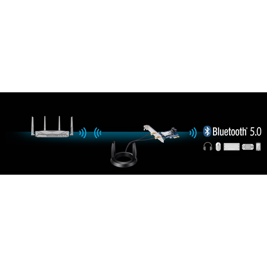 Мережева карта Wi-Fi ASUS PCE-AC58BT - зображення 7