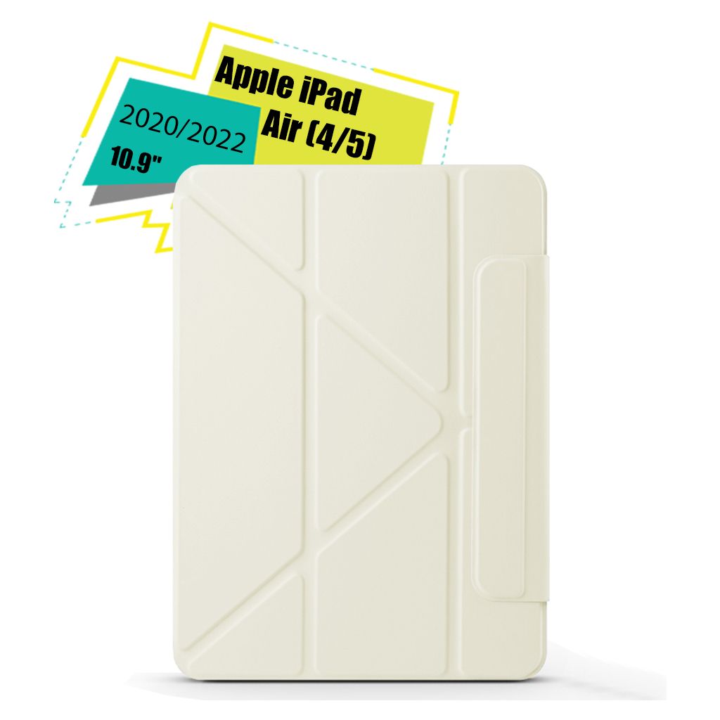 Чохол до планшета BeCover Ultra Slim Origami Magnetic Apple iPad Air (4/5) 2020/2022 10.9" Beige (712953) - зображення 1