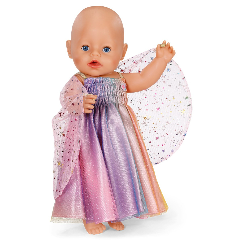 Аксесуар до ляльки Zapf Одяг для ляльки Baby Born - Сукня Веселка (836132) - зображення 2