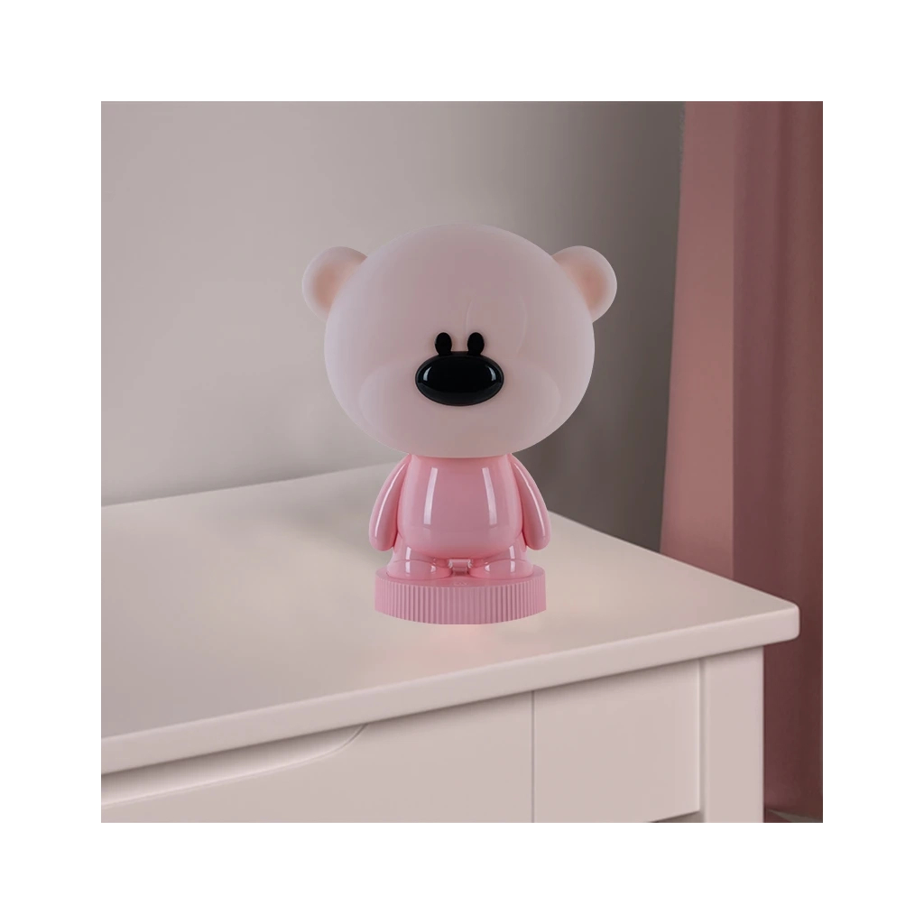 Нічник Kite Світильник LED з акумулятором Bear, рожевий (K24-490-2-2) - зображення 5