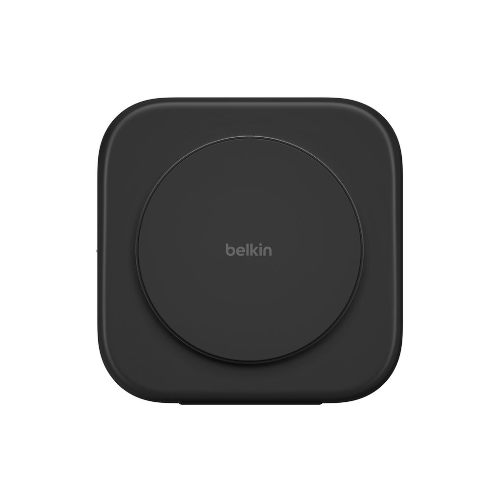 Зарядний пристрій Belkin 3in1 Travel Pad Wireless Qi2 15W Black (WIZ024HQBK) - зображення 6