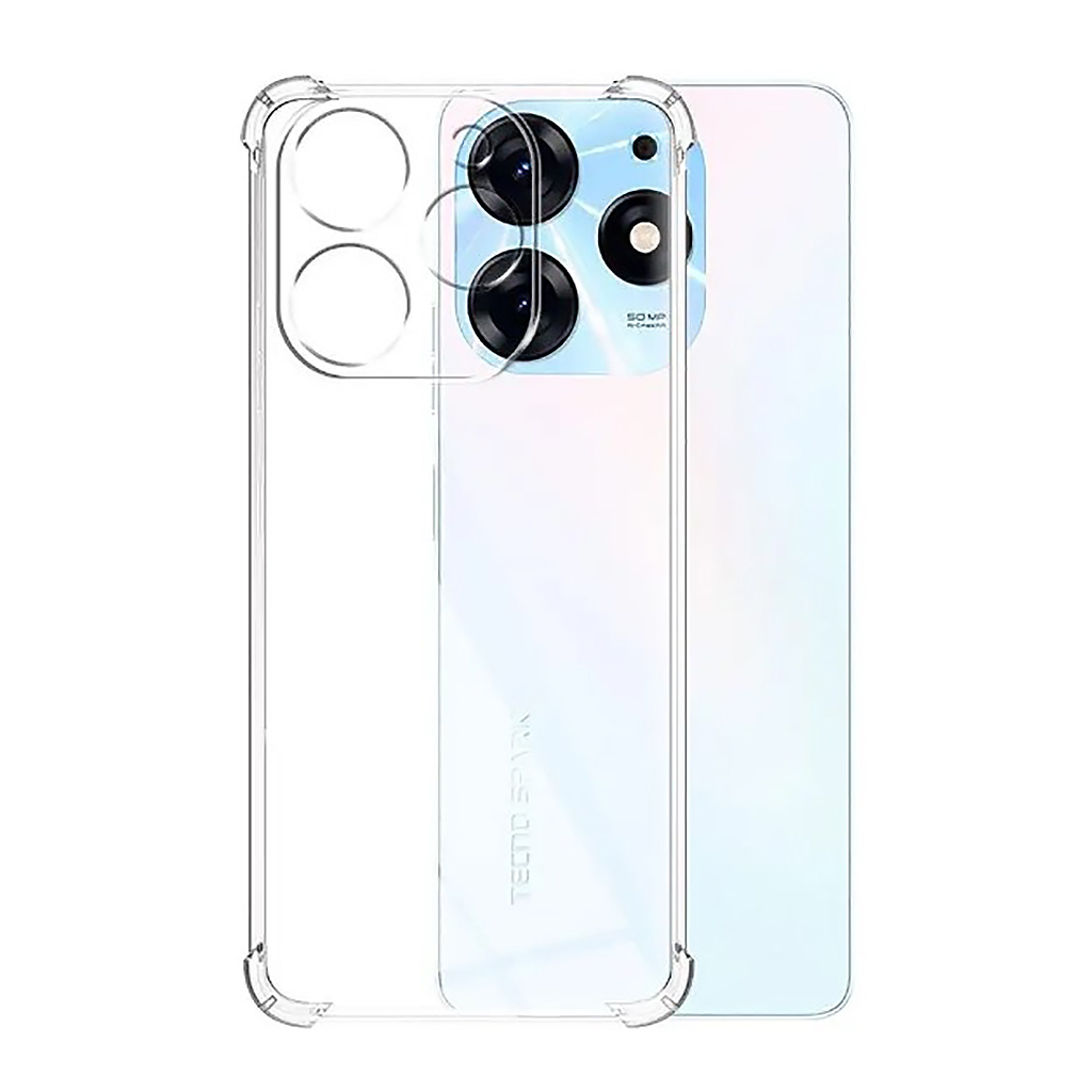Чохол до мобільного телефона BeCover Anti-Shock Tecno Spark 10 Pro (KI7) Clear (709831) - зображення 1